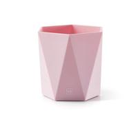 Miquelrius - Cup, Desk Pen Holder, Soft Touch Organizer, Sturdy Structure, Pink