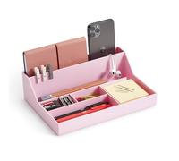 Miquelrius - Desktop Organiser Tray, Desk Organiser, Size 250 x 175 x 72 mm, Colour Pink