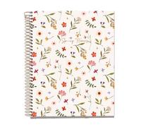 Miquelrius - Dotted A5 Notebook, 100 Micro-Perforated Sheets, Hardcover Notebook and Continuous Spiral, Sustainable Paper, 4 Coloured Sections to Organize, Dots, Pretty Stationery