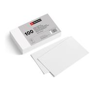 Miquelrius - Flashcards, 100 Smooth Note Cards, Study Cards, 200 g/m² Offset Cardstock Paper, Size 75 x 125 mm