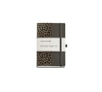 Miquelrius Hardback Notebook - Rubberised Hardback Notebook - Size 174x112mm - 168 Pages - 90gsm - Horizontal Ruled 7mm