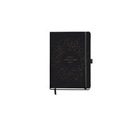 MIQUELRIUS - Milky Way Diary 2021 - Spanish, Week View, 70 g Paper, Rigid Cover Cardboard Lined, Black Galaxy, Size 90 x 140 mm/155 x 213 mm (SV)