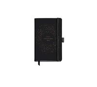 MIQUELRIUS - Milky Way Diary - Spanish, Day Page, Size 90 x 140 mm, Paper 70 g, Rigid Cover Cardboard Lined, Black Galaxy