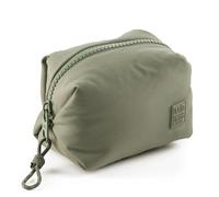 Miquelrius - Mini Toiletry Bag for Cosmetics, Makeup or Accessories, Padded Water-Repellent Pencil Case, Compact Travel Case, Lightweight and Resistant, 110 x 80 x 80 mm, Khaki