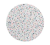 Miquelrius - Mouse pad, Size ø200mm, Polyester Material for Soft Glide, Firm Rubber Base for Firm Grip, Sweet Terrazo Collection