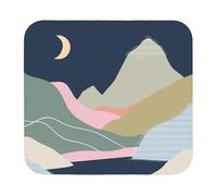 Miquelrius - Non-Slip Mouse Pad, School or Office Desk Accessory Size 200 x 200 mm, Polyester Material, Square Mat with Rubber Base, Landscape Mousepad