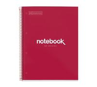 Miquelrius Notebook Spiral Notebook 5 Emotions Lined Cover DIN A4 Microperforated 120 Sheets 90 g/m2 Square 5 mm