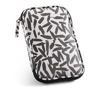 Miquelrius - Rectangular Case - Cable Organizer - Size 215 x 140 x 15 mm - Leather - Strokes, strokes, Rectangular Pencil Case Cable Organizer
