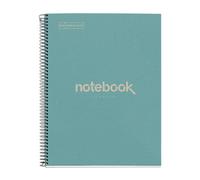 Miquelrius - Recycled A4 notebook, 80 sheets of 80 g/m², 5 x 5 mm grid, recycled