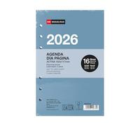 Miquelrius - Refill 2026, 16 Months, Day Page, Daily Refill for Ring Planner, Similar A6+ (117 x 182 mm), Replacement for 6 Ring Planner, ES-EN-PT