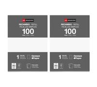 Miquelrius - Refill Pads, 200 Dotted Loose Sheets Dots, 90gsm Opaque Paper, A4 Unpunched Refill Sheets for Ring Binder or Archiving, School Supplies