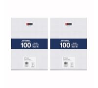 Miquelrius - Refill Pads, 200 Loose Sheets Squared 4 mm, Opaque Paper 90 g/m², Refill A4 unpunched Sheets for Ring Binders or Binders, School Supplies for Back to School