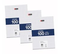 Miquelrius - Refill Pads, 300 Loose Sheets Squared 4 mm, Opaque Paper 90 g/m², Refill A4 unpunched Sheets for Ring Binders or Binders, School Supplies for Back to School