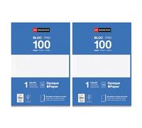 Miquelrius - Refill Pads for A4 Squared Sheets, Refill for 4 Ring Binders, 200 Sheets A4 with 5 mm Grid, Paper That Prevents Ink Bleed-Through, Blue