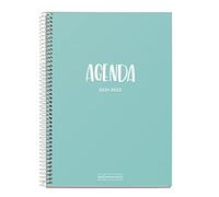 Miquelrius - School Calendar 2021-2022, Plus Size 15 x 21.3 cm, Day Page, School Blue, Spanish Language