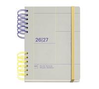 Miquelrius - School Diary 2026 2027 Day by Page A5+, Grey