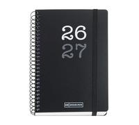 Miquelrius - School Diary 2026 2027 Day by Page A6+, Black