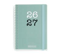 Miquelrius - School Diary 2026 2027 Day by Page A6+, Green