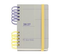 Miquelrius - School Diary 2026 2027 Day by Page A6+, Grey