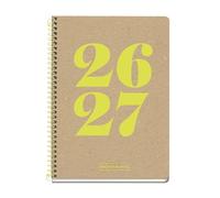 Miquelrius - School Diary 2026 2027 Week to View A6+, Recycled Eco Year