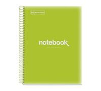 Miquelrius Spiral Notebook Lined A4 Plástico Lime