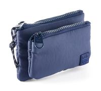 Miquelrius - Urban Soft Marine Padded Small Purse | Lightweight and Water Repellent Polyester | Double Zip Closure | Practical and Modern Design for Coins, Keys and Cards