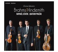 MIR282 Prazak Quartet, Raphael Severe Brahms - Hindemith - Clarinet Quintets CD