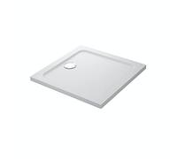 Mira Flight Safe Low Profile 800 x 800mm Stone Resin Square Shower Tray with Waste 1.1697.010.AS