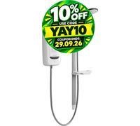 Kohler Thermostatic Electric Shower Mira Advance Flex 1.1785.004 9.8 kW White/Chrome