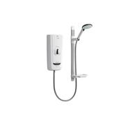 Mira Advance Thermostatic Electric Shower - 9.8 KW - White/Chrome Power Output (W): 9.8 KW