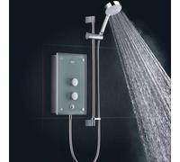 Mira Showers 1.1634.011 Azora 9.8 Kw Thermostatic Electric Shower - Frosted Glass/Chrome
