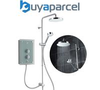 Mira Azora Dual 9.8 Kw Electric Shower - Frosted Glass