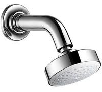 Mira Beat 100mm Single Spray Shower Head & Arm Chrome Fixed Bathroom 1.1740.578
