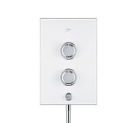 Mira Decor Dual White Manual Electric Shower, 10.8Kw