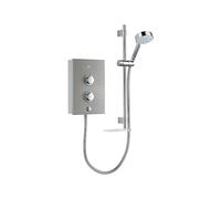 Mira Decor Silver Effect Manual Electric Shower, 8.5Kw
