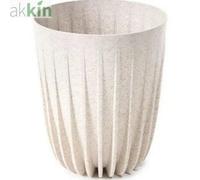 Mira Eco Wood Planter 14.5Cm White (Speckled)