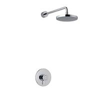 Mira Element Thermostatic Mixer Shower Wall Fed Concealed Single Lever Chrome