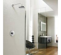 Mira Element Thermostatic Mixer Shower Wall Fed Concealed Single Lever Chrome