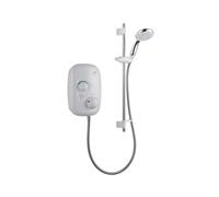 Mira Event XS Power Shower - White/Chrome Thermostatic