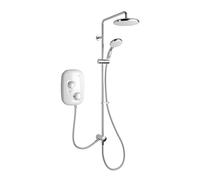 Mira Showers Event XS Dual Outlet Thermostatic Power Shower White Chrome 1.532.425