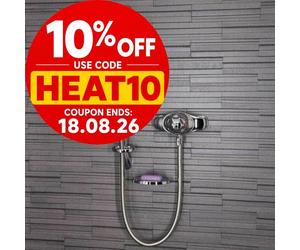 Mira Excel Thermostatic Mixer Shower Modern Chrome Exposed Valve 1.1518.300