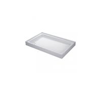 Mira Flight 4 Upstands Rectangular Shower Tray, Waste - 1000mm X 800mm - White Please Select Size: 1000x800mm