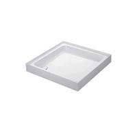 Mira Flight 4 Upstands Square Shower Tray, Waste- 800mm X 800mm - White Please Select Size: 800x800mm