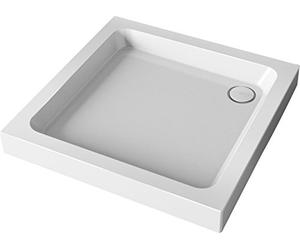 Mira Flight Adjustable Height Acrylic Capped Resin Stone Tray Square 760x760 4 Upstands 1.1783.004.WH