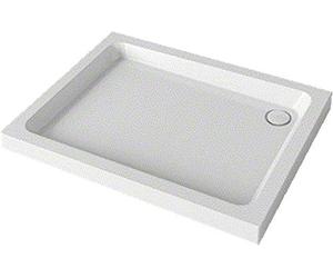 Mira Flight Adjustable Height Acrylic Capped Resin StoneÿTray Square 900 x 760mm 0 Upstands 1.1783.009.WH