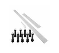 Mira FLIGHT Flush Fit Riser Conversion Kit - White Riser Kit Size: Rectangular Shower trays up-to 1200mm