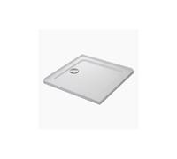 Mira Flight Low 2 Upstands Square Shower Tray, Waste - 900mm X 900mm - White Please Select Size: 900x900mm