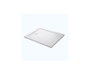 Mira Flight Low Flat Top Rectangular Shower Tray, Waste - 1700mm X 900mm - White Please Select Size: 1700x900mm