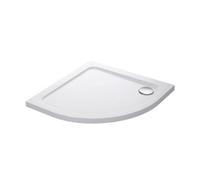 Mira Flight Low Gloss White Quadrant Shower Tray (L)800mm (W)800mm (H) 40mm