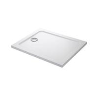 Mira Flight Low Gloss White Rectangular Shower Tray (L)100Cm (W)70Cm (H)4Cm